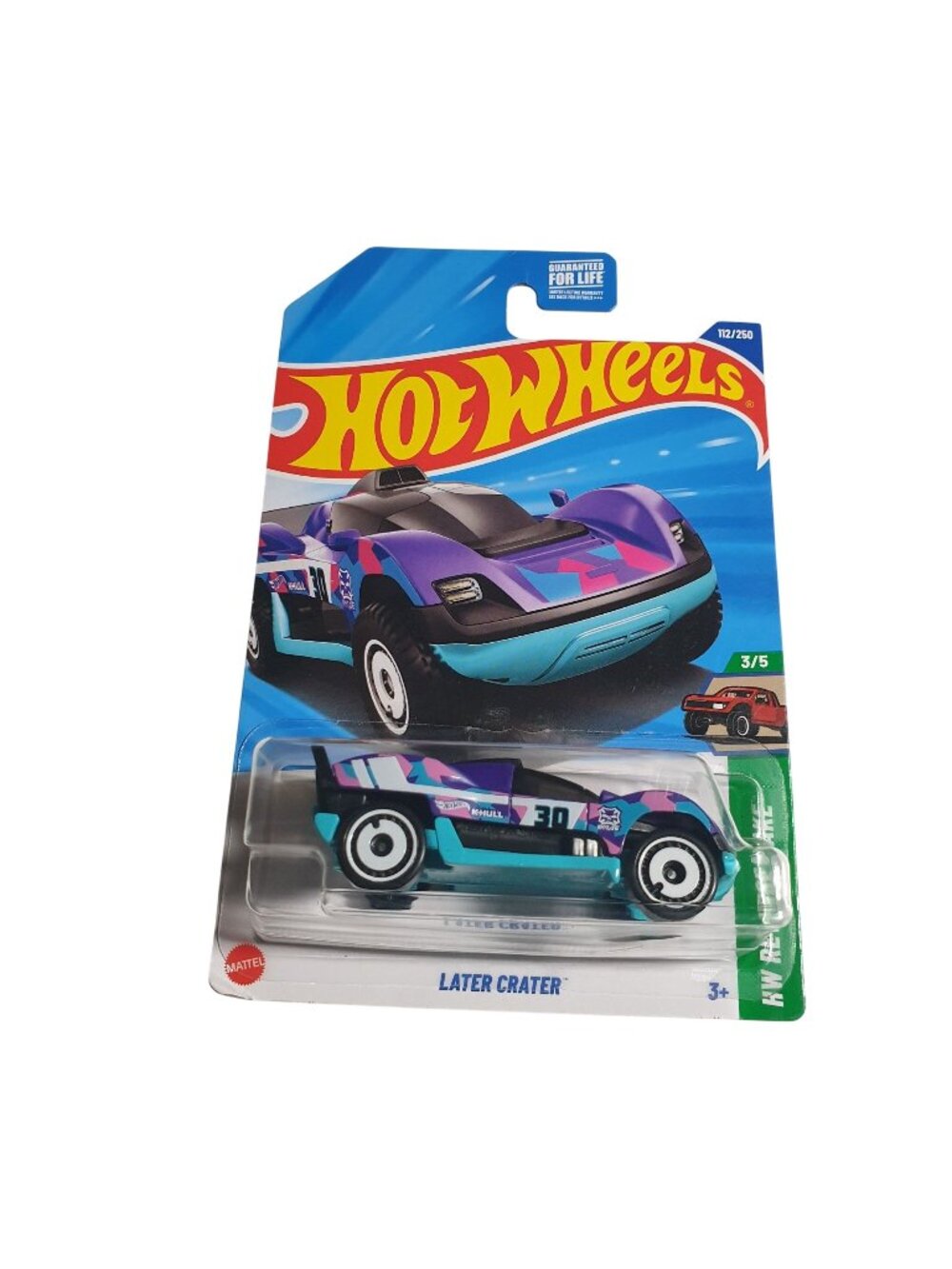 Hot Wheels Later Crater HW Reverse Rake Die Cast Vehicle 112 Of 250 Multicolor M